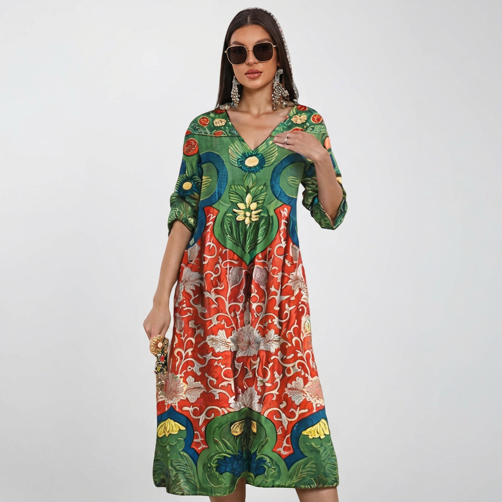 Vintessa - Vestido Vintage Romântico