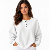 Luísa | Top Henley com Textura Favo