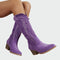 Botas ocidentais bordadas e elegantes — vista 3