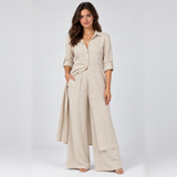 Constança | Conjunto Fluido de Camisa e Calças