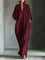 Alina - Vestido longo com mangas 3/4 e decote em V — vista 7