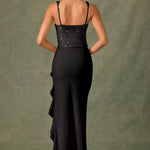 Bela - Vestido Corset em Cetim — vista 4