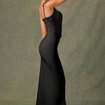 Bela - Vestido Corset em Cetim — vista 5