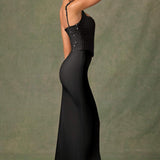 Bela - Vestido Corset em Cetim — vista 5