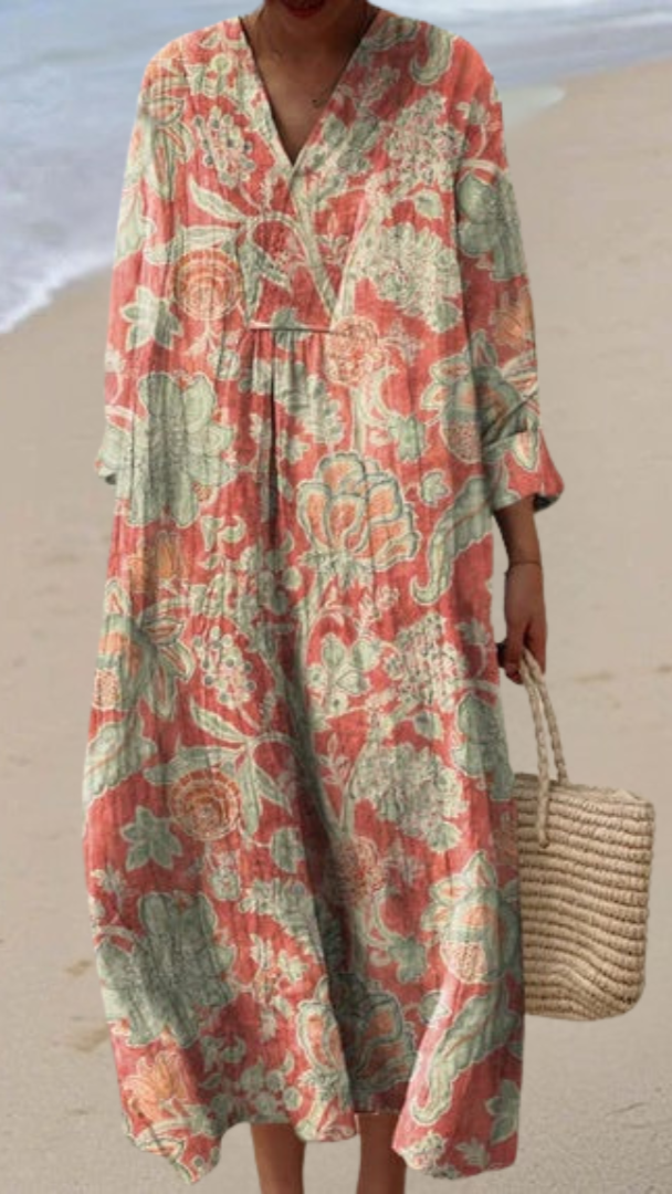 Elis - Vestido floral vintage — vista 4