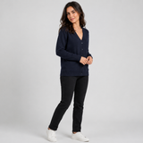 Madalena | Cardigan Clássico com Decote em V