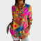Camisa estilosa com estampa floral — vista 10