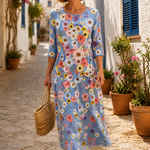 Mel - Vestido Midi Confortável e Elegante