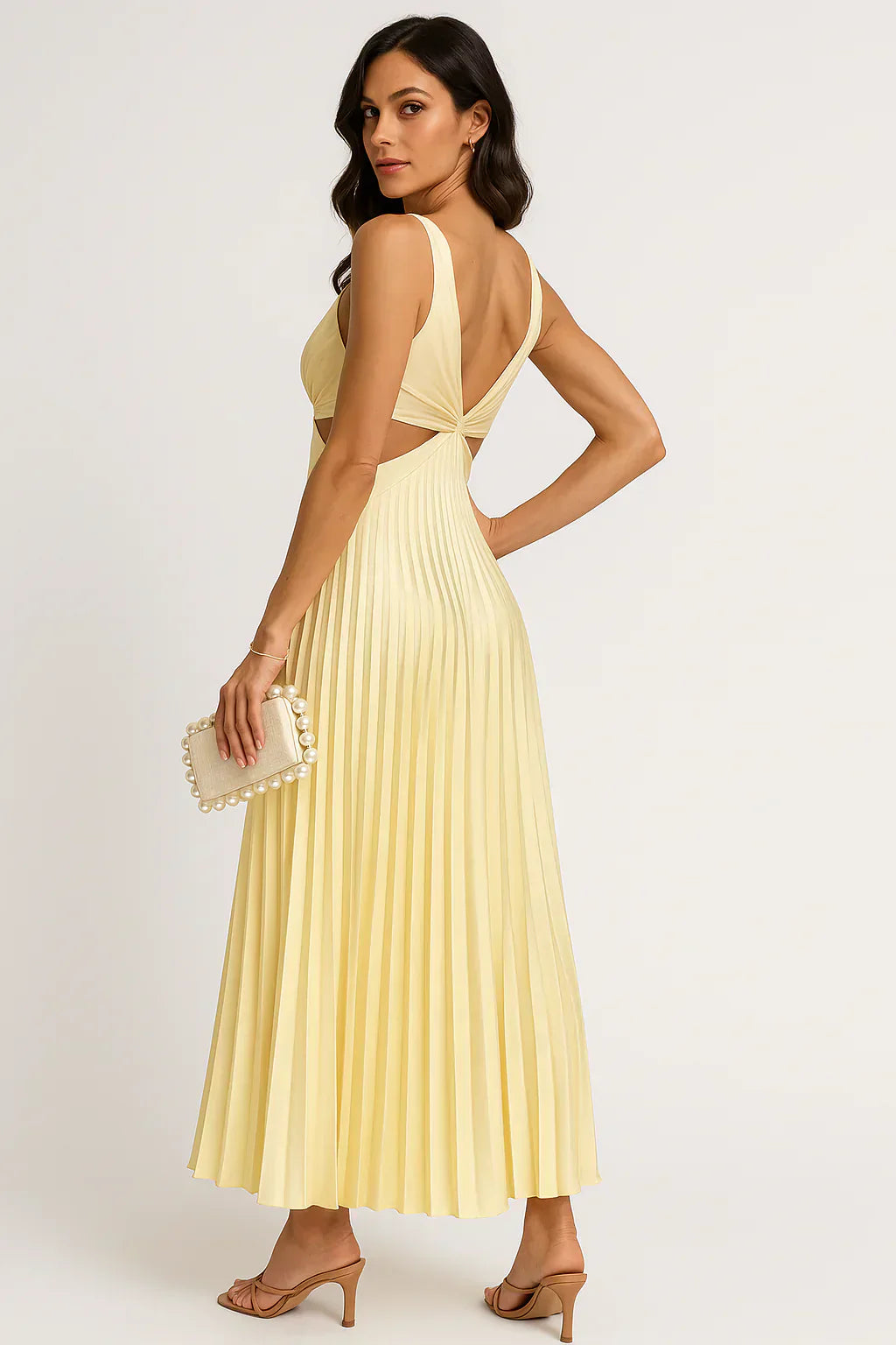 Camila - Vestido Sem Mangas Midi — vista 4