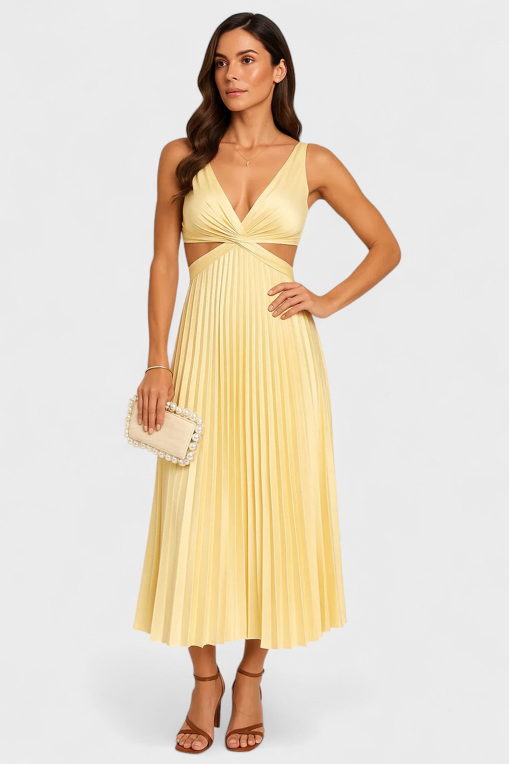 Camila - Vestido Sem Mangas Midi