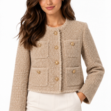 Constança | Casaco Curto em Tweed