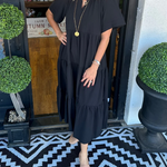 Carlota - Vestido Maxi com Movimento — vista 4