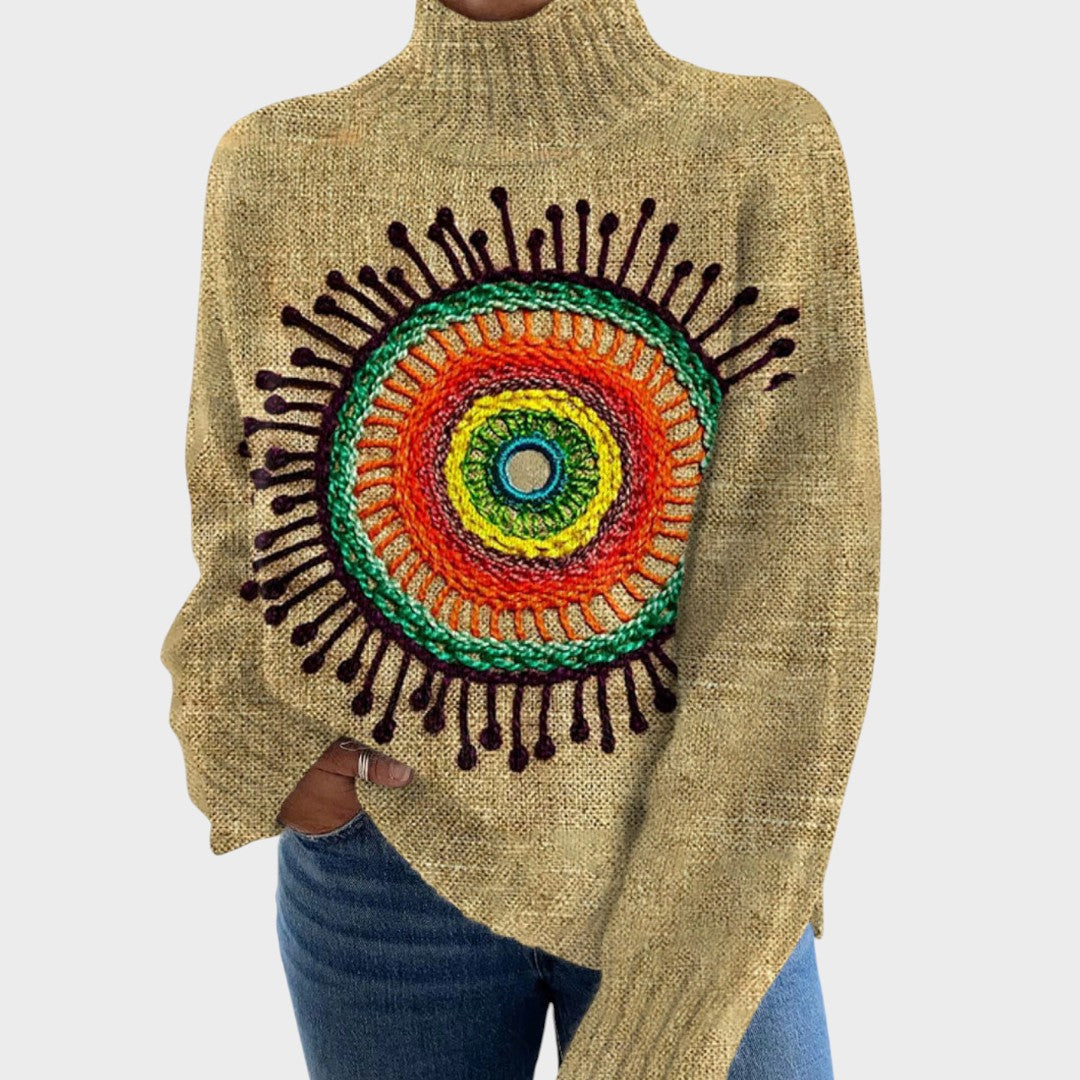 Teresa - Camisola de Malha Artística