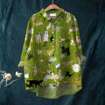 Bárbara - Camiseta Casual de Arte de Cão Fofa