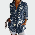 Camisa estilosa com estampa floral — vista 8