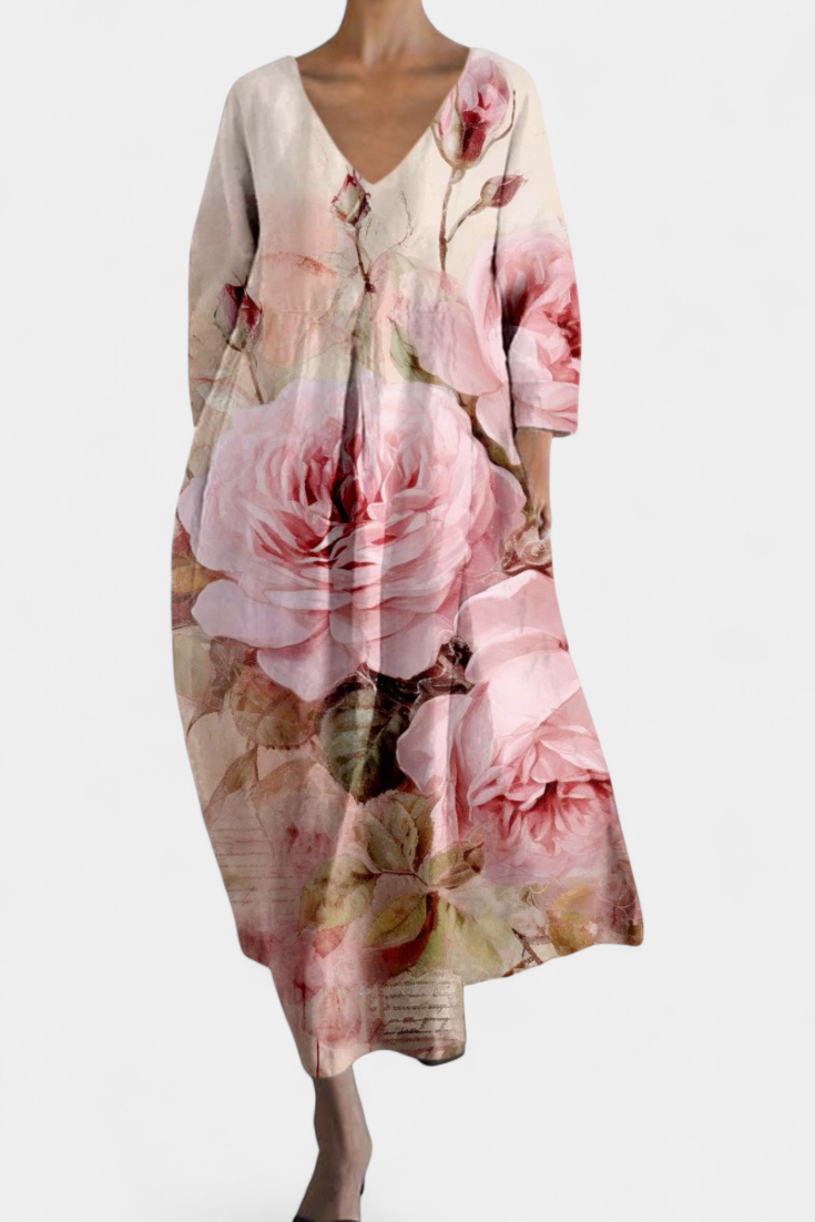 Ana - Vestido Fluido com Estampa — vista 11