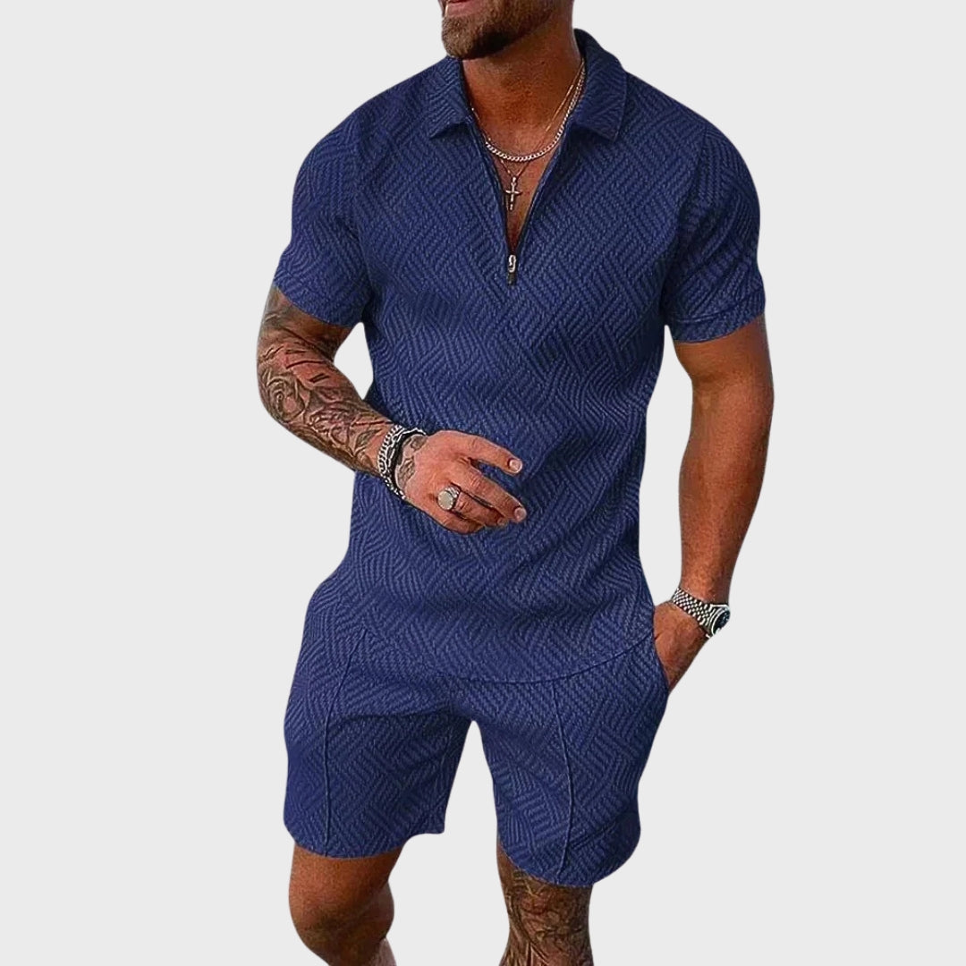 André - Conjunto de Camisa Polo e Calções — vista 3