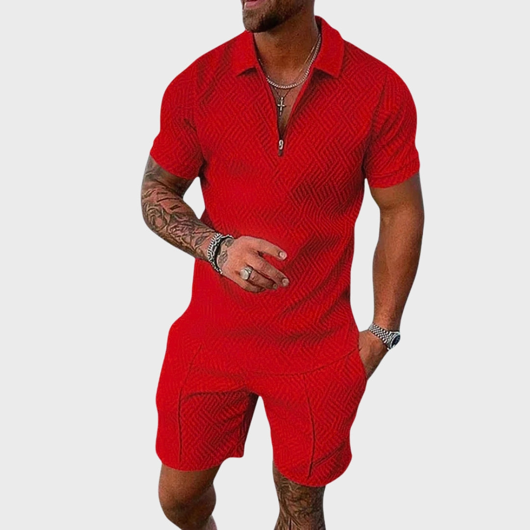 André - Conjunto de Camisa Polo e Calções — vista 6