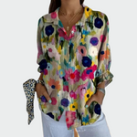 Camisa estilosa com estampa floral — vista 9