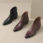 Camila - Botins de Luxo com Salto Baixo — vista 4