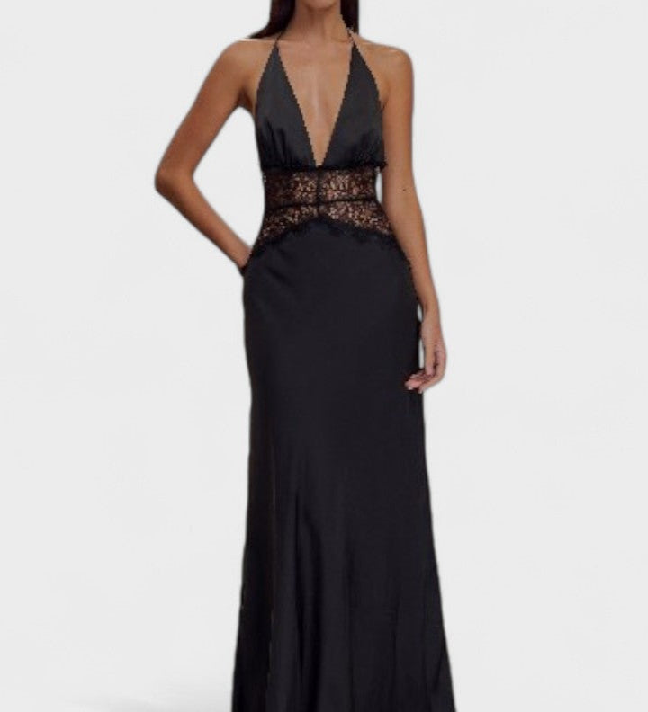 Velina - Vestido em renda e cetim