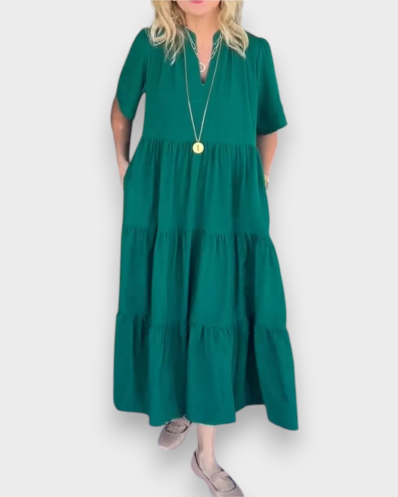 Carlota - Vestido Maxi com Movimento
