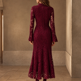 Ana | Vestido Longo de Gola Subida