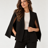 Clara | Blazer Capa de Corte Fluido