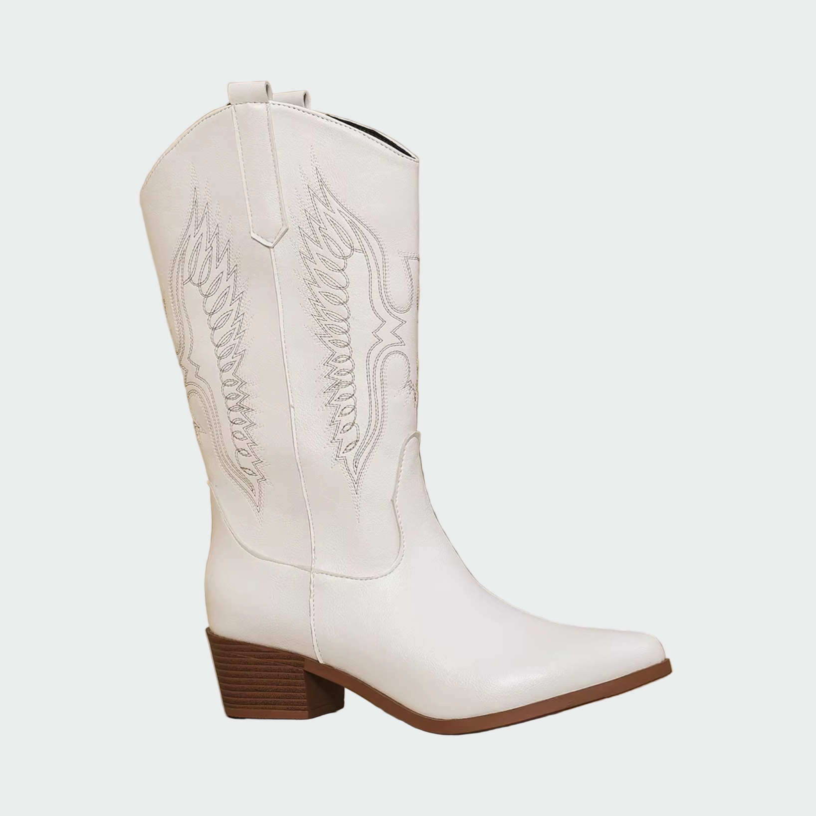 Botas de cowboy ocidentais em pele — vista 2