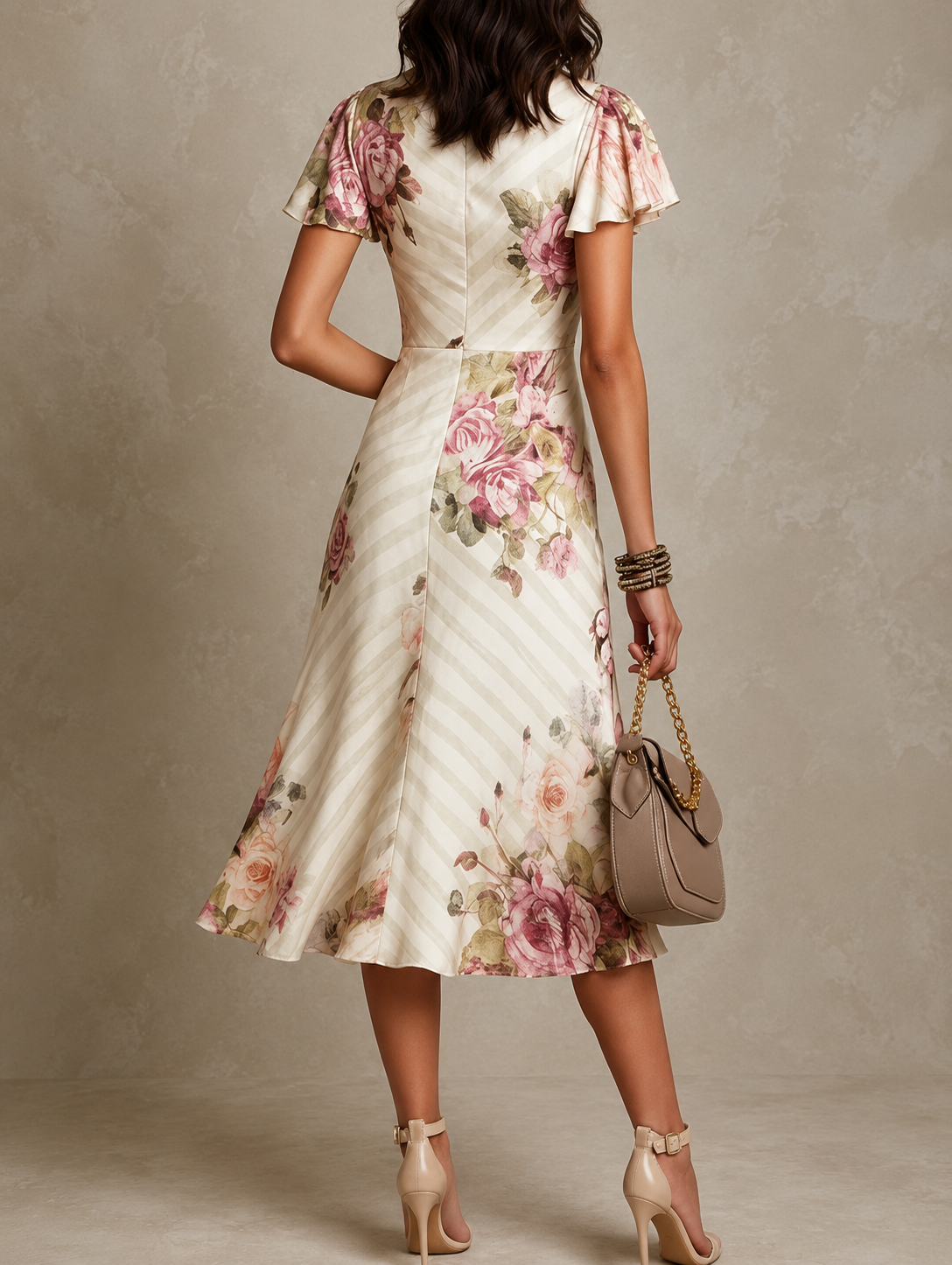 Serafina - Vestido Midi Floral — vista 2