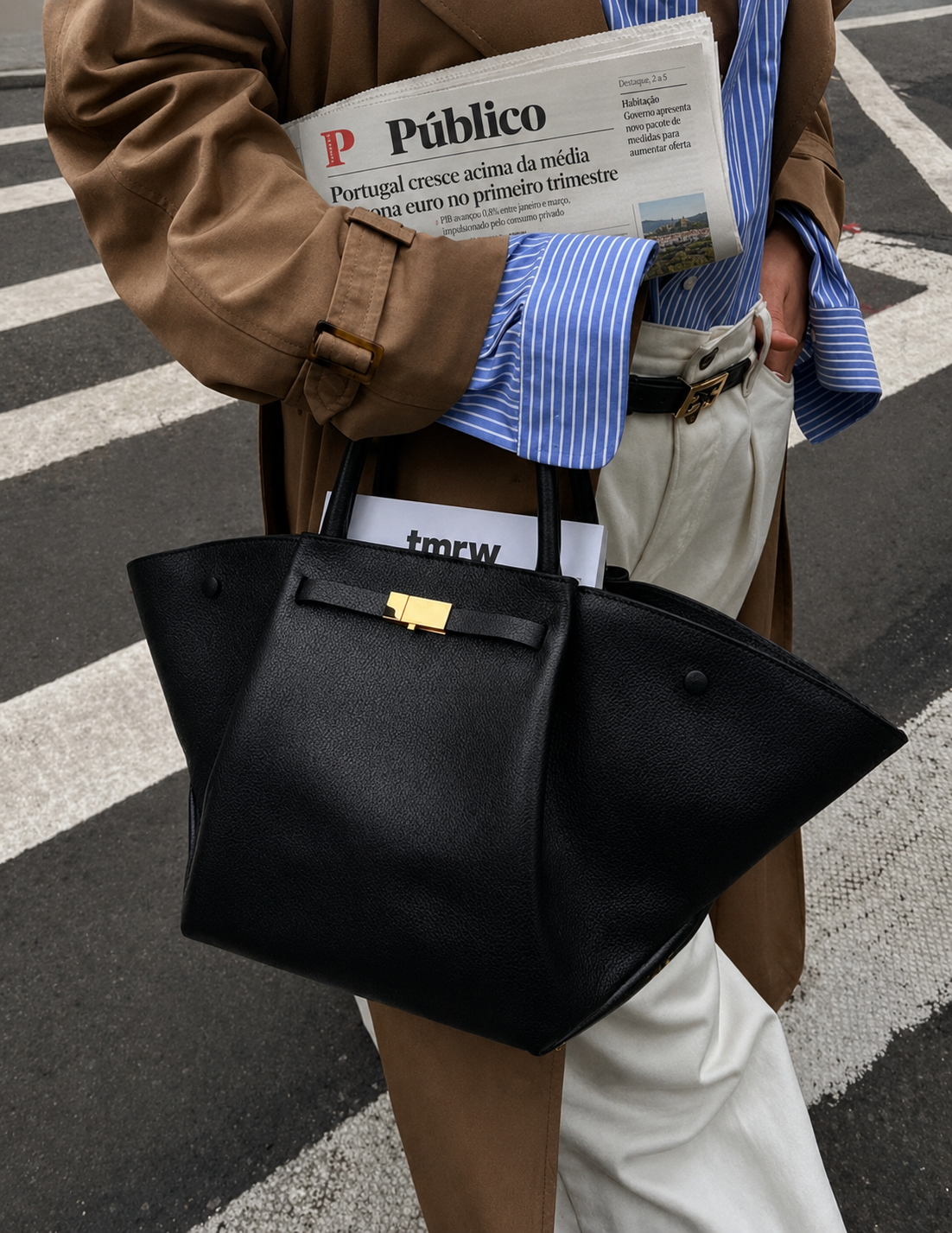 Melanie - Bolsa de Ombro em Couro — vista 4