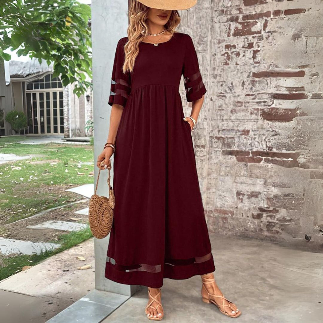 Catarina - Vestido Elegante Que Cobre a Barriga — vista 6