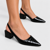 Sasha | Slingbacks de Salto Geométrico