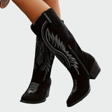 Botas ocidentais bordadas e elegantes — vista 5