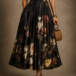 Rosalina - Vestido Midi Plissado Floral — vista 2
