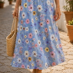 Mel - Vestido Midi Confortável e Elegante — vista 3