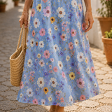 Mel - Vestido Midi Confortável e Elegante — vista 3