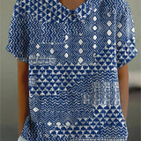 Ana - Camisa com Estampa Tribal — vista 2