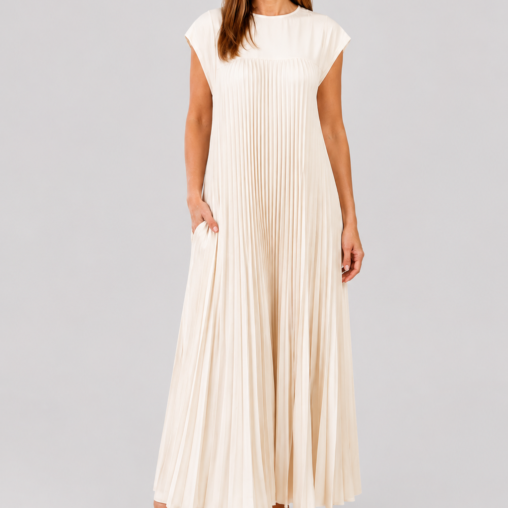 Fernanda - Vestido Plissado Conforto