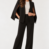 Clara | Blazer Capa de Corte Fluido