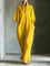 Alina - Vestido longo com mangas 3/4 e decote em V — vista 8