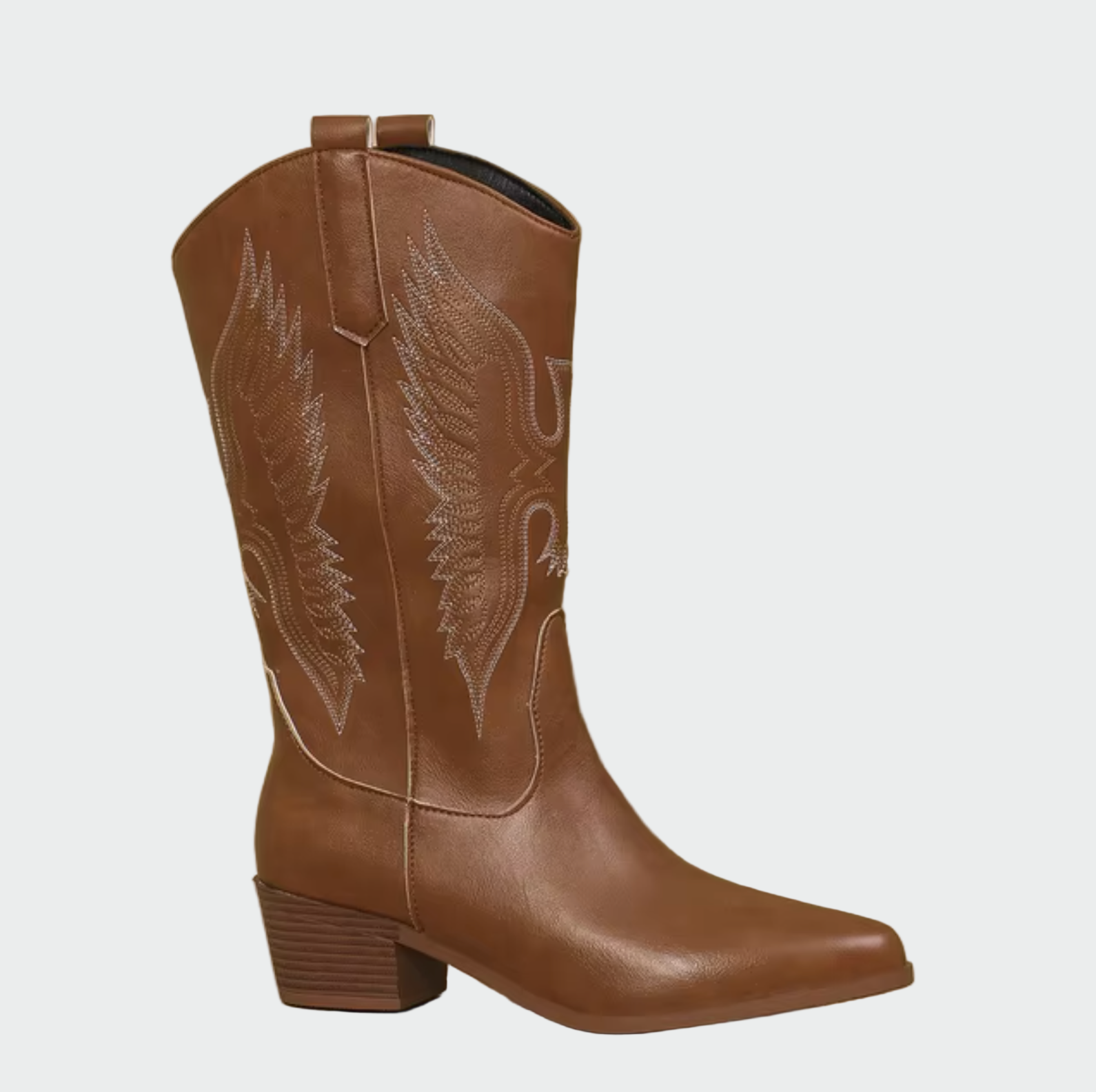 Botas de cowboy ocidentais em pele — vista 3