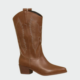 Botas de cowboy ocidentais em pele — vista 3