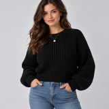 Helena | Camisola de Malha Canelada