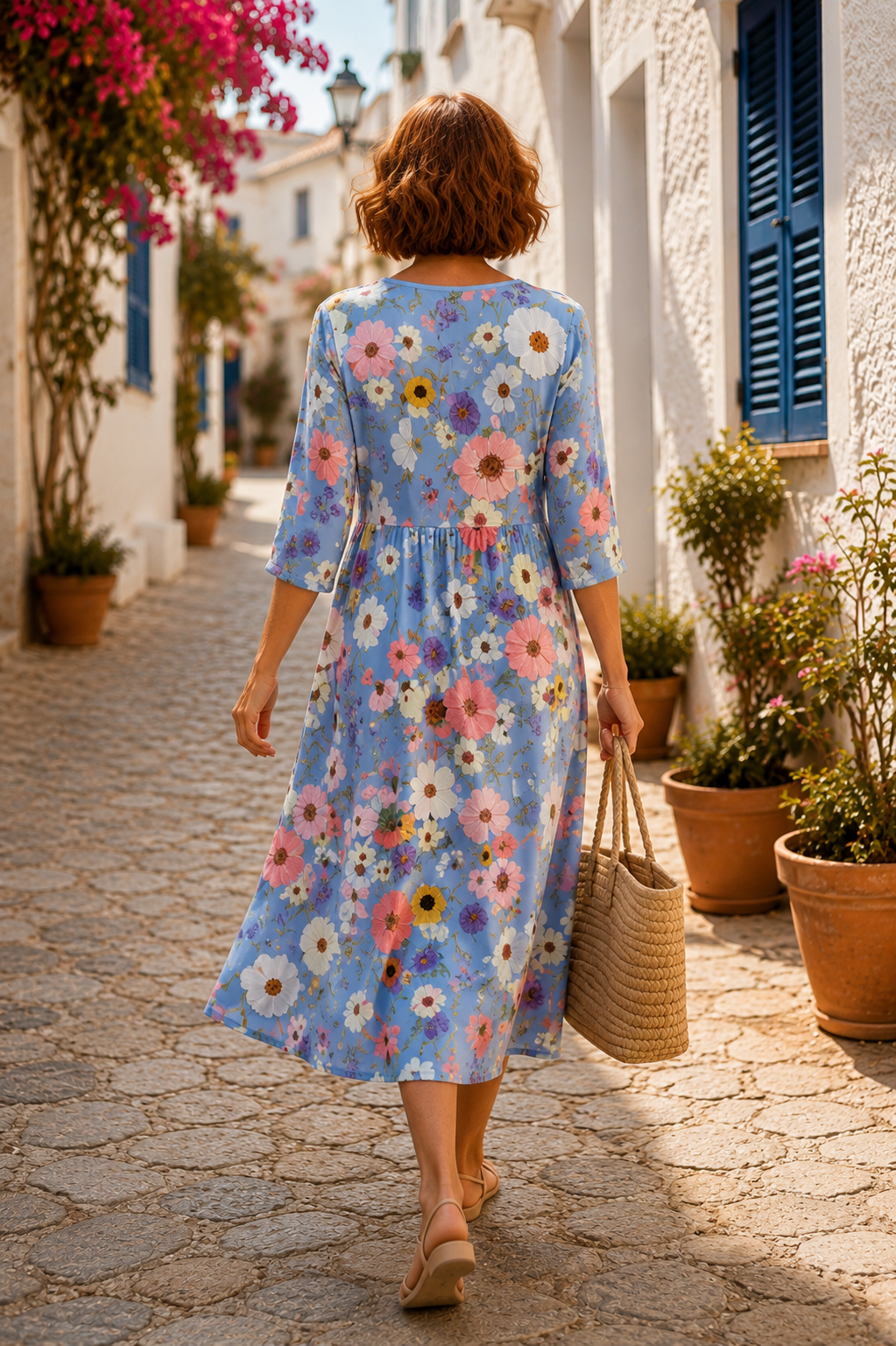 Mel - Vestido Midi Confortável e Elegante — vista 2