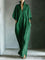 Alina - Vestido longo com mangas 3/4 e decote em V — vista 4