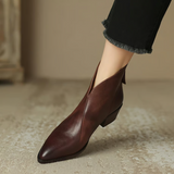 Camila - Botins de Luxo com Salto Baixo — vista 6