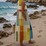 Luna - Vestido Patchwork Colorido — vista 2