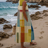 Luna - Vestido Patchwork Colorido — vista 2