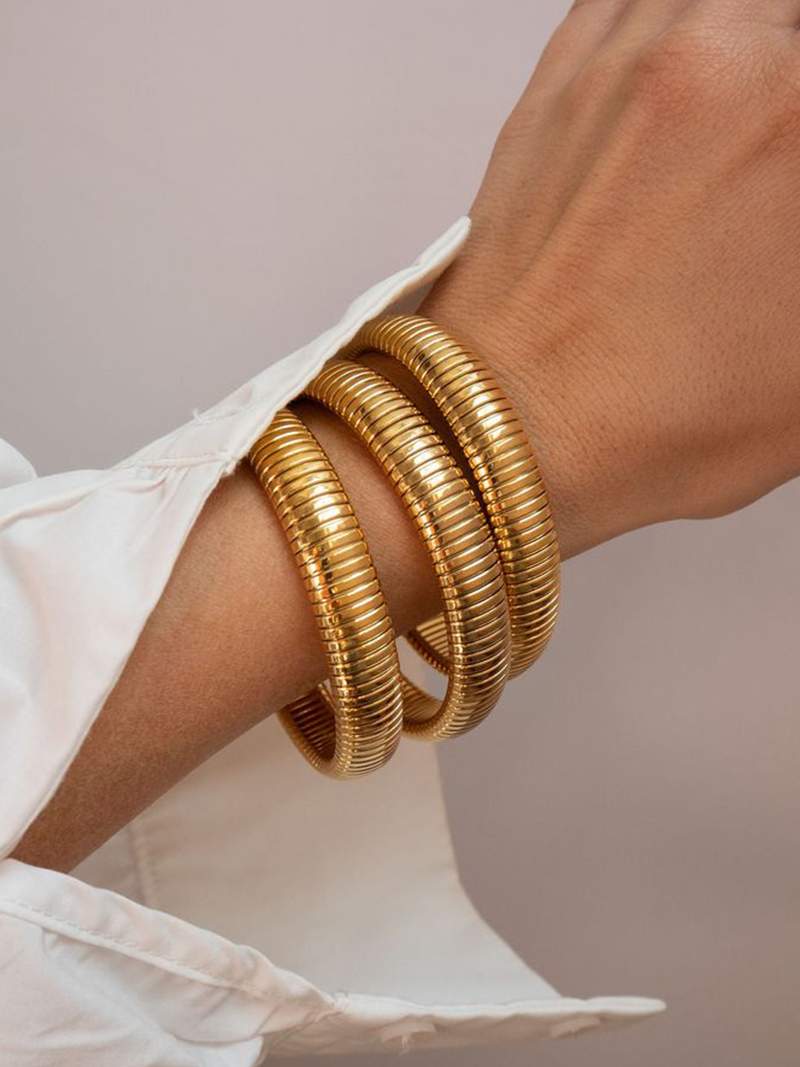 Bracelete canelada — vista 4